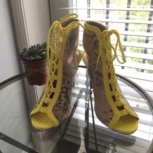 Charlotte Russe Patterned Heels
